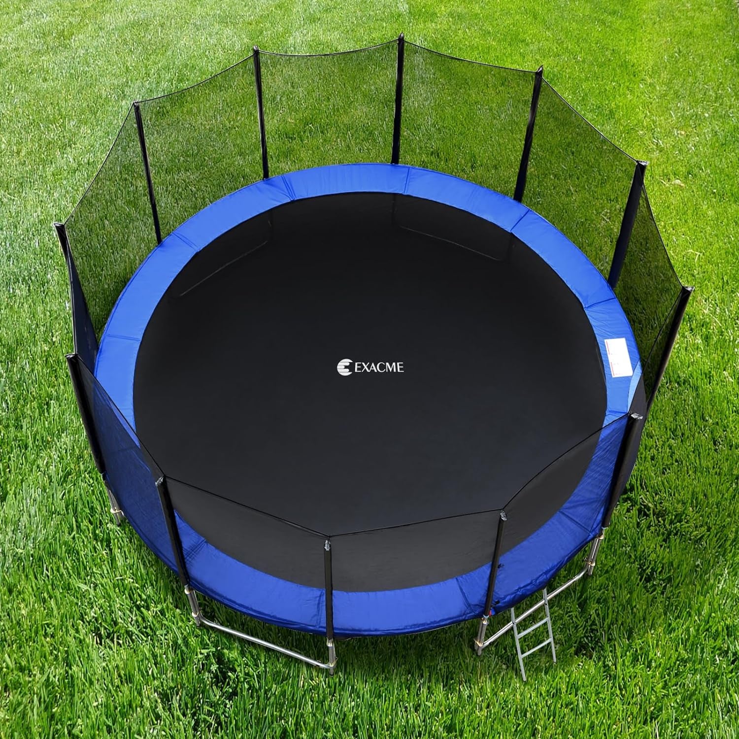 Trampoline Replacement Pad Safety Spring Cover, No Hole for Poles, Fit 5.5-7 Inch Springs, Frame Size 16 15 14 13 12 10 8 Foot